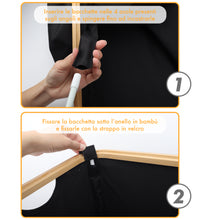 Cesto Portabiancheria Con Coperchio Cesta Bucato 100L Con Sacco Interno Removibile Tessuto Oxford Manici In Bambù Pieghevole Grande Biancheria Sporca - Nero