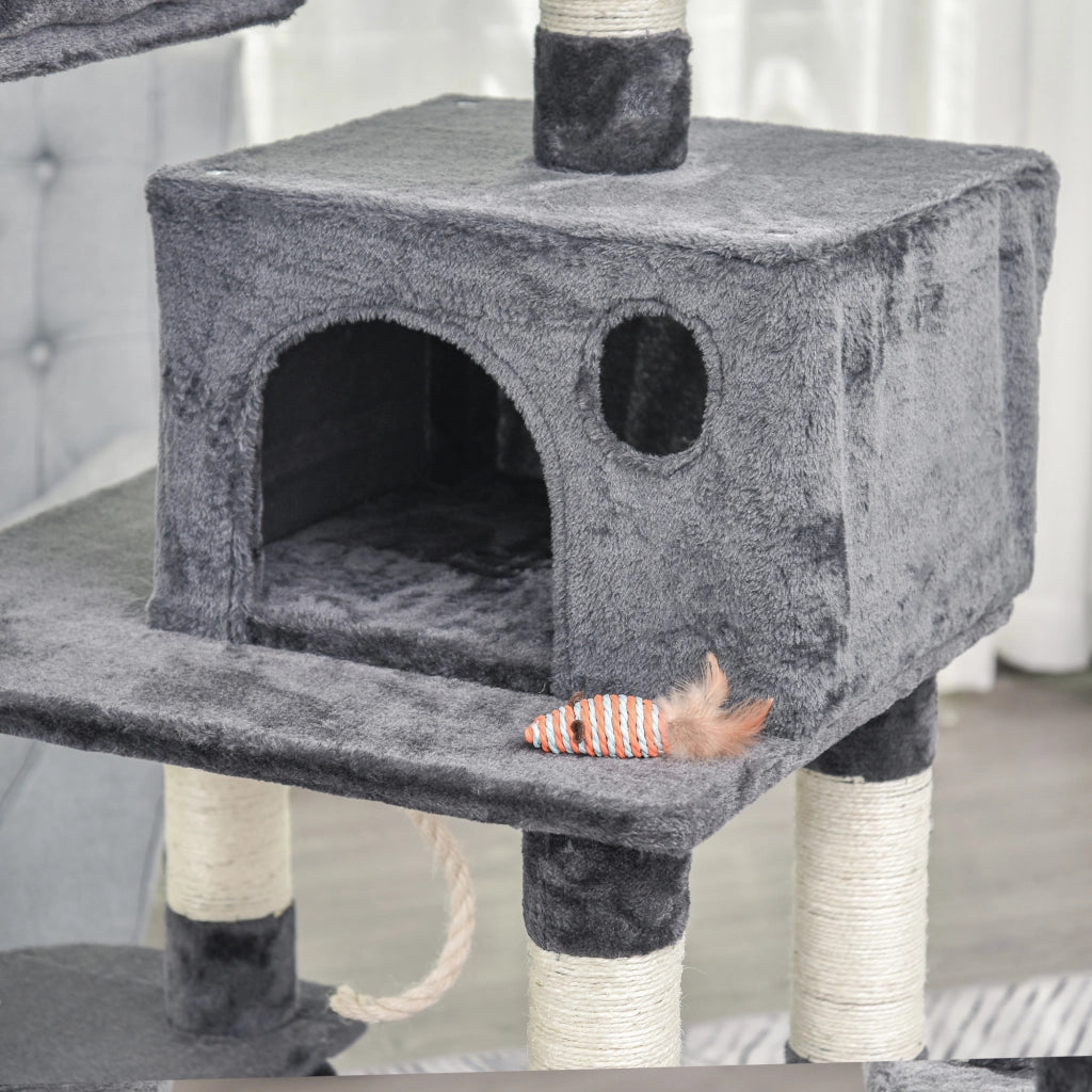 Tiragraffi Lusso con Amaca ¨C Xylo ¨C Grigio Scuro 60x48x144cm