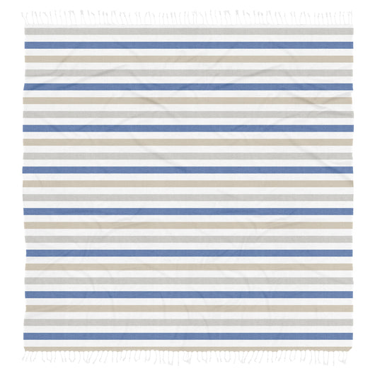 Telo Mare XXL Asciugamano Misura Grande 210x240 Cm Stuoia Coperta Spiaggia Assorbente Telo Arredo Multiuso Leggero Con Frange Sabbia Lettino Vacanze Piscina Beige