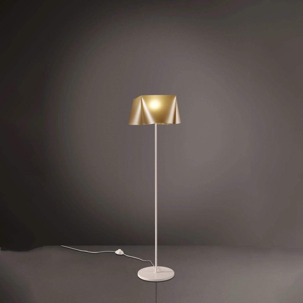 Piantana Moderna Wanda Polilux ® New Gold E Metallo 1 Luce E27