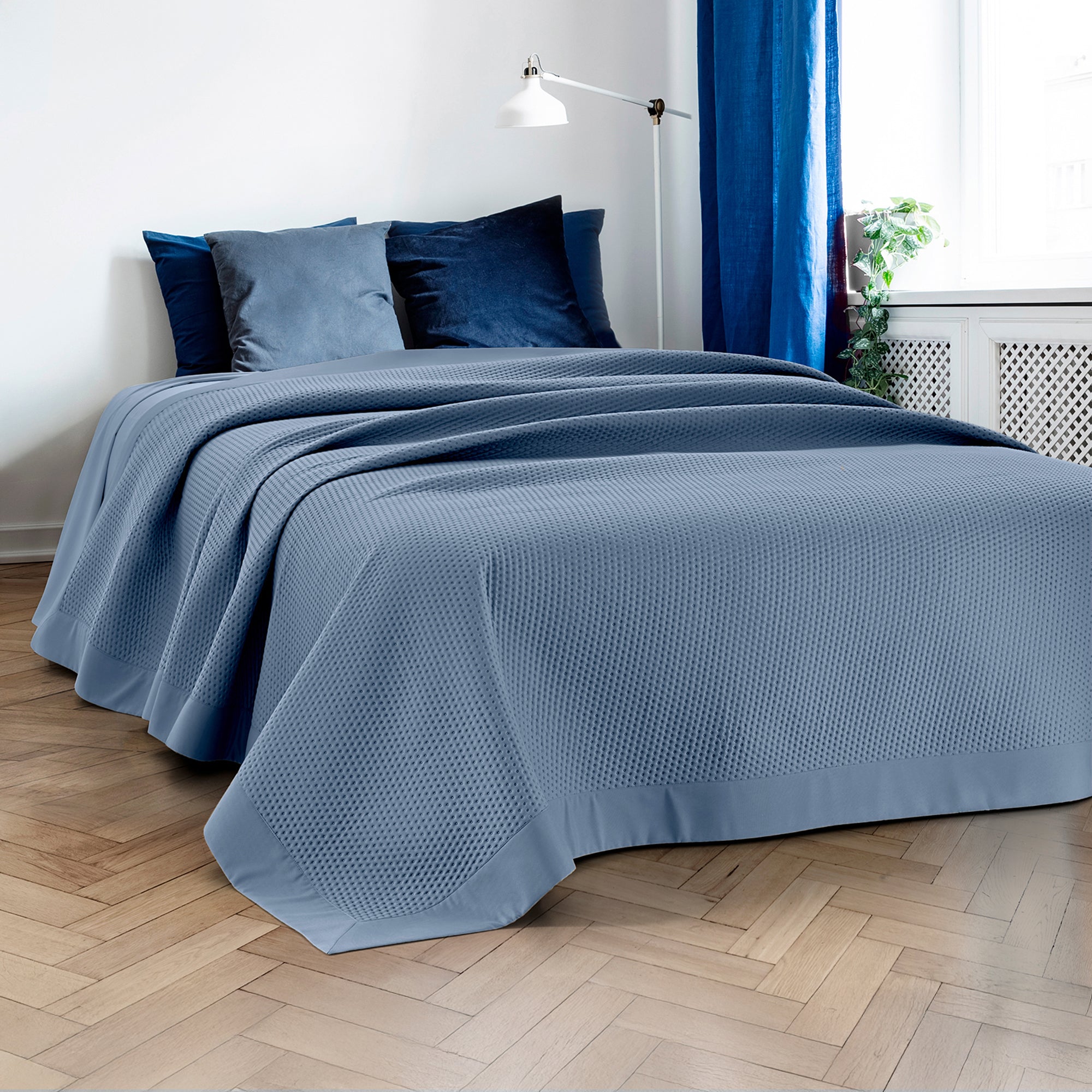 Trapuntino Matrimoniale Elegante Copriletto Con Balza Applicata Trapuntatura Pinsonic Tinta Unita Due Piazze Coperta Letto Leggera Primavera Estate Trapunta  CartadaZucchero