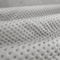 Trapuntino Matrimoniale Elegante Copriletto Con Balza Applicata Trapuntatura Pinsonic Tinta Unita Due Piazze Coperta Letto Leggera Primavera Estate Trapunta  GrigioChiaro