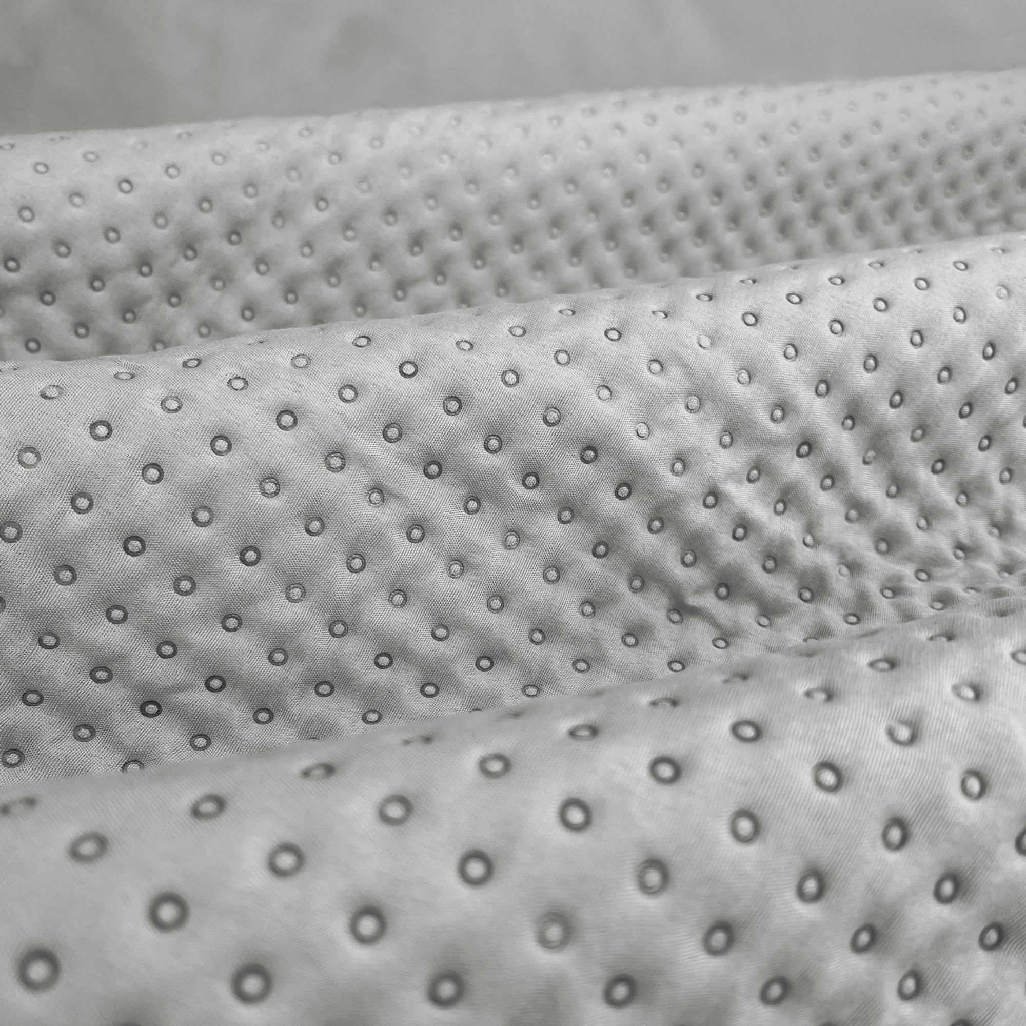 Trapuntino Matrimoniale Elegante Copriletto Con Balza Applicata Trapuntatura Pinsonic Tinta Unita Due Piazze Coperta Letto Leggera Primavera Estate Trapunta  GrigioChiaro