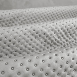 Trapuntino Matrimoniale Elegante Copriletto Con Balza Applicata Trapuntatura Pinsonic Tinta Unita Due Piazze Coperta Letto Leggera Primavera Estate Trapunta  GrigioChiaro