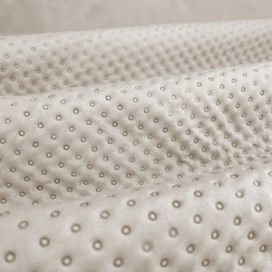 Trapuntino Matrimoniale Elegante Copriletto Con Balza Applicata Trapuntatura Pinsonic Tinta Unita Due Piazze Coperta Letto Leggera Primavera Estate Trapunta  Panna