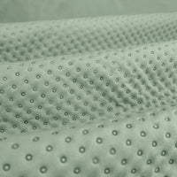 Trapuntino Matrimoniale Elegante Copriletto Con Balza Applicata Trapuntatura Pinsonic Tinta Unita Due Piazze Coperta Letto Leggera Primavera Estate Trapunta  Salvia