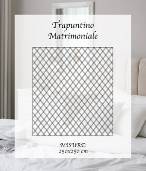Copriletto Trapuntato Matrimoniale Elegante Trapuntino Microfibra Effetto Raso Due Piazze Coperta Letto Leggera Primavera Estate Trapunta Coperta Leggera  Tortora