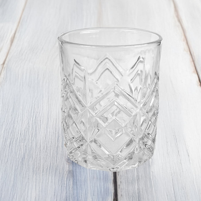 Set 6 Bicchieri Da Whisky 31Cl In Vetro Resistente Lavorato Bicchiere Design Moderno Cucina Acqua Cocktail Rum Certificati Contatto Alimentare Lavastoviglie Microonde Bar Ristorante Erfurt