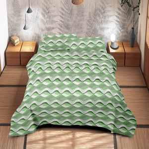 Completo Letto Matrimoniale No Stiro Set Lenzuola In Morbida Microfibra Anallergica Lenzuolo Sotto Con Angoli Elastici Fino 30 Cm, Lenzuolo Teso Sopra 2 Federe Prodotto Italiano  Fluid