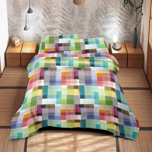 Completo Letto Matrimoniale No Stiro Set Lenzuola In Morbida Microfibra Anallergica Lenzuolo Sotto Con Angoli Elastici Fino 30 Cm, Lenzuolo Teso Sopra 2 Federe Prodotto Italiano  Pixi