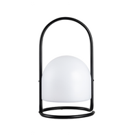 Lampada Da Esterno Led Lanterna Impermeabile Resistente Design Moderno Tavolo Arredo Giardino Luce Colore Bianco Caldo/Freddo Struttura Metallo Antiruggine Certificata RoHS Trasportabile Geoje