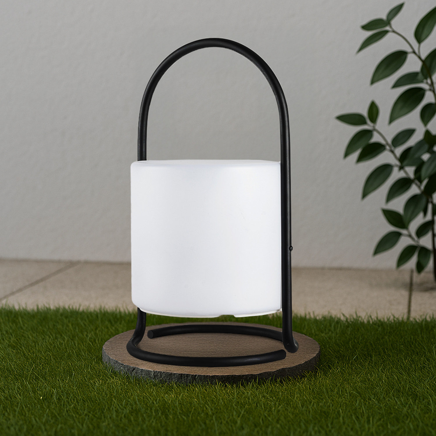 Lampada Da Esterno Led Lanterna Impermeabile Resistente Design Moderno Tavolo Arredo Giardino Luce Colore Bianco Caldo/Freddo Struttura Metallo Antiruggine Certificata RoHS Trasportabile Yeosu