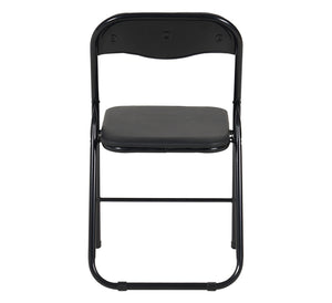 Set 6 Sedie Pieghevoli Sedia Cucina Robusta Struttura In Metallo Seduta Comoda In Simil Ecopelle Sedute Poltrona Per Ospiti Campeggio Sala Riunioni Ufficio Pieghevole Salvaspazio Scrivania Nero