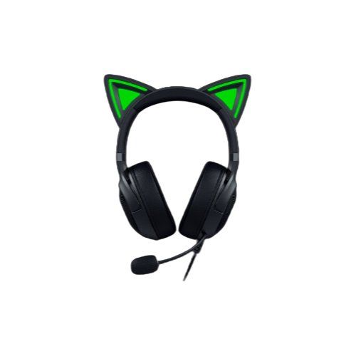 Cuffie gaming razer rz04 04730100 r3m1 kraken kitty v2 black