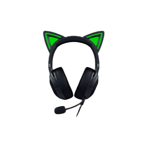 Cuffie gaming razer rz04 04730100 r3m1 kraken kitty v2 black