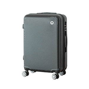 Coveri Set Di 3 Valigie Rigide ABS Valigia Da Viaggio Con Chiusura Lucchetto Combinazione Grande Media Piccola Forti Resistenti Manico Telescopico Ruote Staccabili Trolley Nero