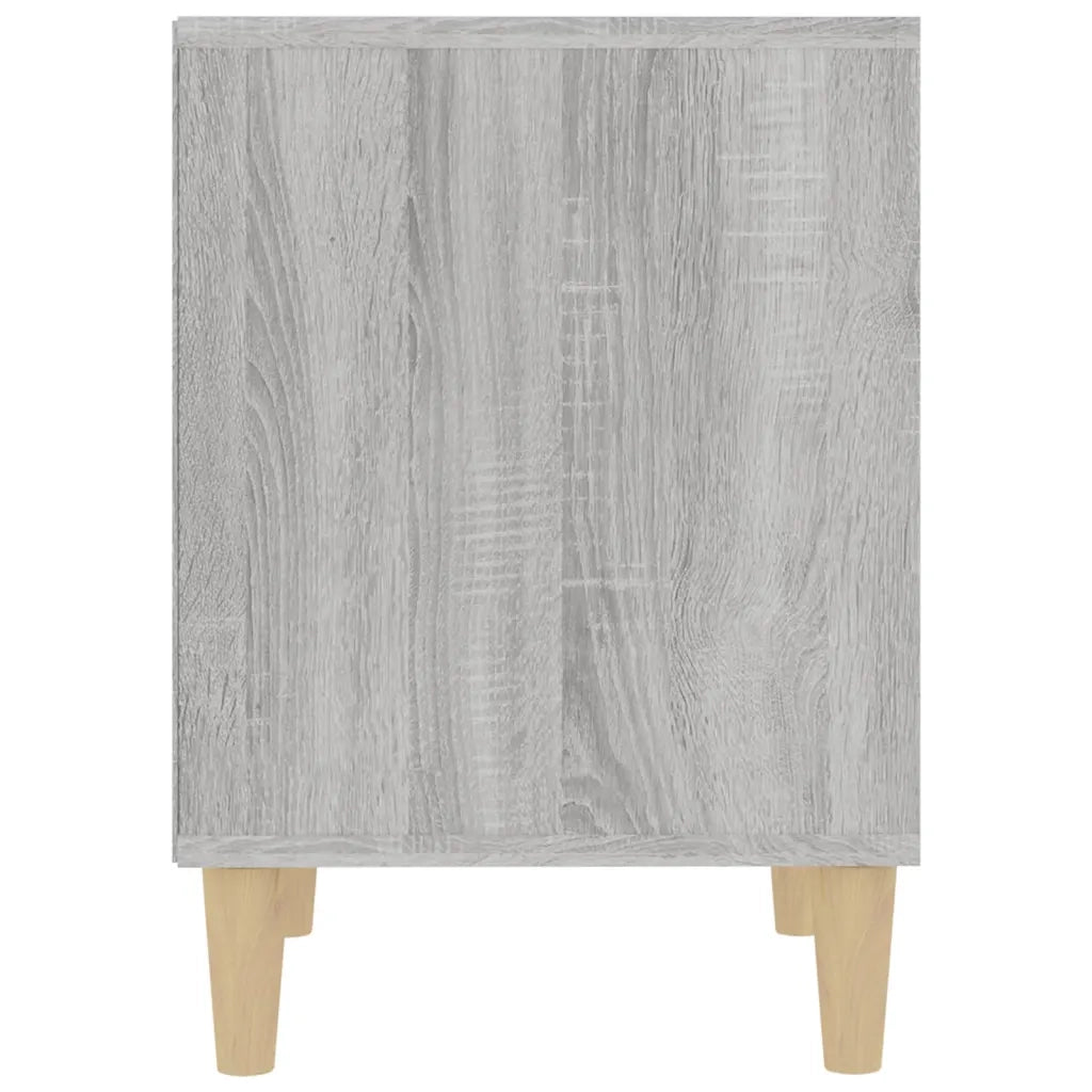 Comodino-Tavolino da notte Grigio Sonoma 40x35x50 cm 571800