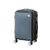 COVERI Trolley Bagaglio Mano Rigido 38x56x23 Piccolo Ultraleggero Valigia In Abs Con 4 Ruote Removibili Manico Chiusura Di Sicurezza Per Compagnie Low Cost Economy Zaino Da Viaggio Maiami-Nero