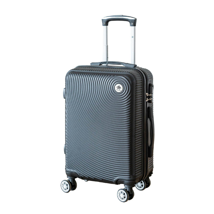 COVERI Trolley Bagaglio Mano Rigido 38x56x23 Piccolo Ultraleggero Valigia In Abs Con 4 Ruote Removibili Manico Chiusura Di Sicurezza Per Compagnie Low Cost Economy Zaino Da Viaggio Maiami-Nero