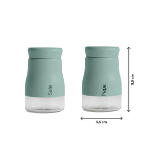 Set Condimento 4 Pezzi Olio Aceto Sale Pepe Vetro Acciaio Certificato Per Alimenti Organizzatore Acciaio Inox Con Stand In Metallo Condimenti Tavola Oliera Saliera Dispenser Tavola Organizer Porta Spezie Barattoli Contenitori Salvia