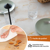 Copritavolo Stampato In Pvc Alto 1.2 Mm Pellicola Protettiva Cover Proteggi Tavolo Tovaglia Protezione Mollettone Spesso Antimacchia  Urti Olio Graffi Impermeabile Dis10 - 100x1000Cm