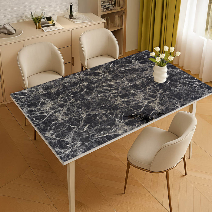 Copritavolo Stampato In Pvc Alto 1.2 Mm Pellicola Protettiva Cover Proteggi Tavolo Tovaglia Protezione Mollettone Spesso Antimacchia  Urti Olio Graffi Impermeabile Dis12 - 100x140Cm