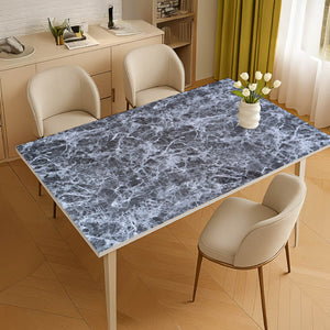 Copritavolo Stampato In Pvc Alto 1.2 Mm Pellicola Protettiva Cover Proteggi Tavolo Tovaglia Protezione Mollettone Spesso Antimacchia  Urti Olio Graffi Impermeabile Dis7 - 100x280Cm