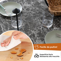 Copritavolo Stampato In Pvc Alto 1.2 Mm Pellicola Protettiva Cover Proteggi Tavolo Tovaglia Protezione Mollettone Spesso Antimacchia  Urti Olio Graffi Impermeabile Dis7 - 100x290Cm