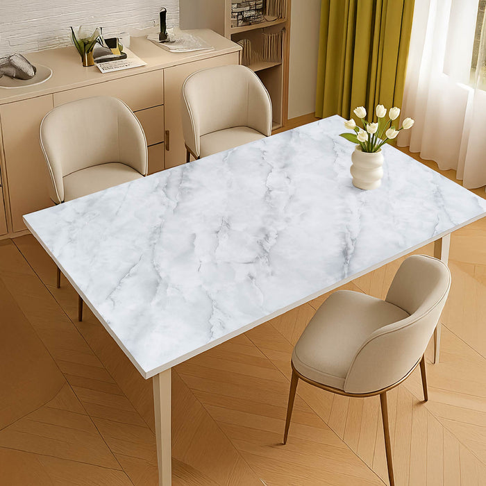 Copritavolo Stampato In Pvc Alto 1.2 Mm Pellicola Protettiva Cover Proteggi Tavolo Tovaglia Protezione Mollettone Spesso Antimacchia  Urti Olio Graffi Impermeabile Dis9 - 100x300Cm