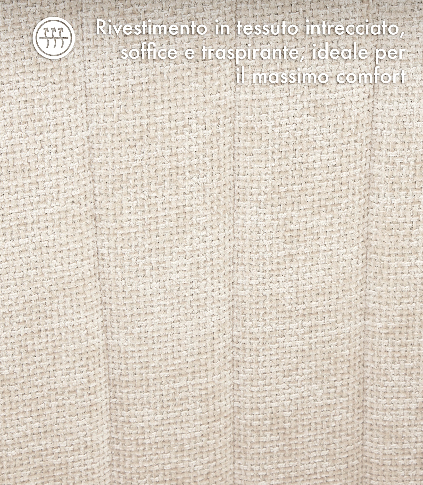 Poltroncina Stile Scandinavo in Tessuto Beige con Gambe in Legno Naturale – Sedia Imbottita Moderna per Soggiorno, Sala da Pranzo o Camera da Letto – Design Nordico Elegante e Confortevole Beige