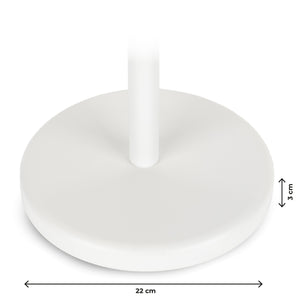 Piantana In Acciaio Inox Porta Asciugamani Da Terra 3 Bracci Girevoli 22x90 Cm Organizer Accessori Bagno Porta Stendi Salviette Bagno Moderno Elegante Stendi Indumenti  Bianco