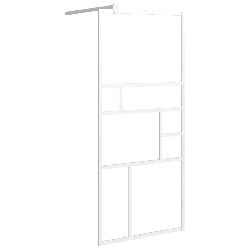 Parete per Doccia Walk in 80x195 cm in Vetro ESG Bianco 151868