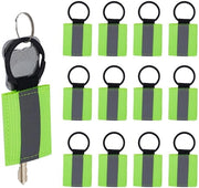 12 Stuks Etichette Riflettenti per Chiavi Decorative