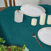 Tavolo da pranzo con tenda, moderno, lavabile, tavolo da pranzo, aspetto di lino, impermeabile all'acqua, per sala da pranzo, party, vacanza, decorazione (blu-verde, 110 x 140 cm)