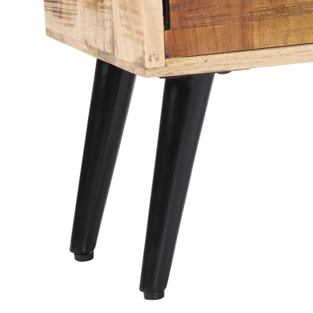 Credenza | Madia | Buffet da pranzo | Armadio da pranzo 70x30x78 cm in Legno Massello di Mango