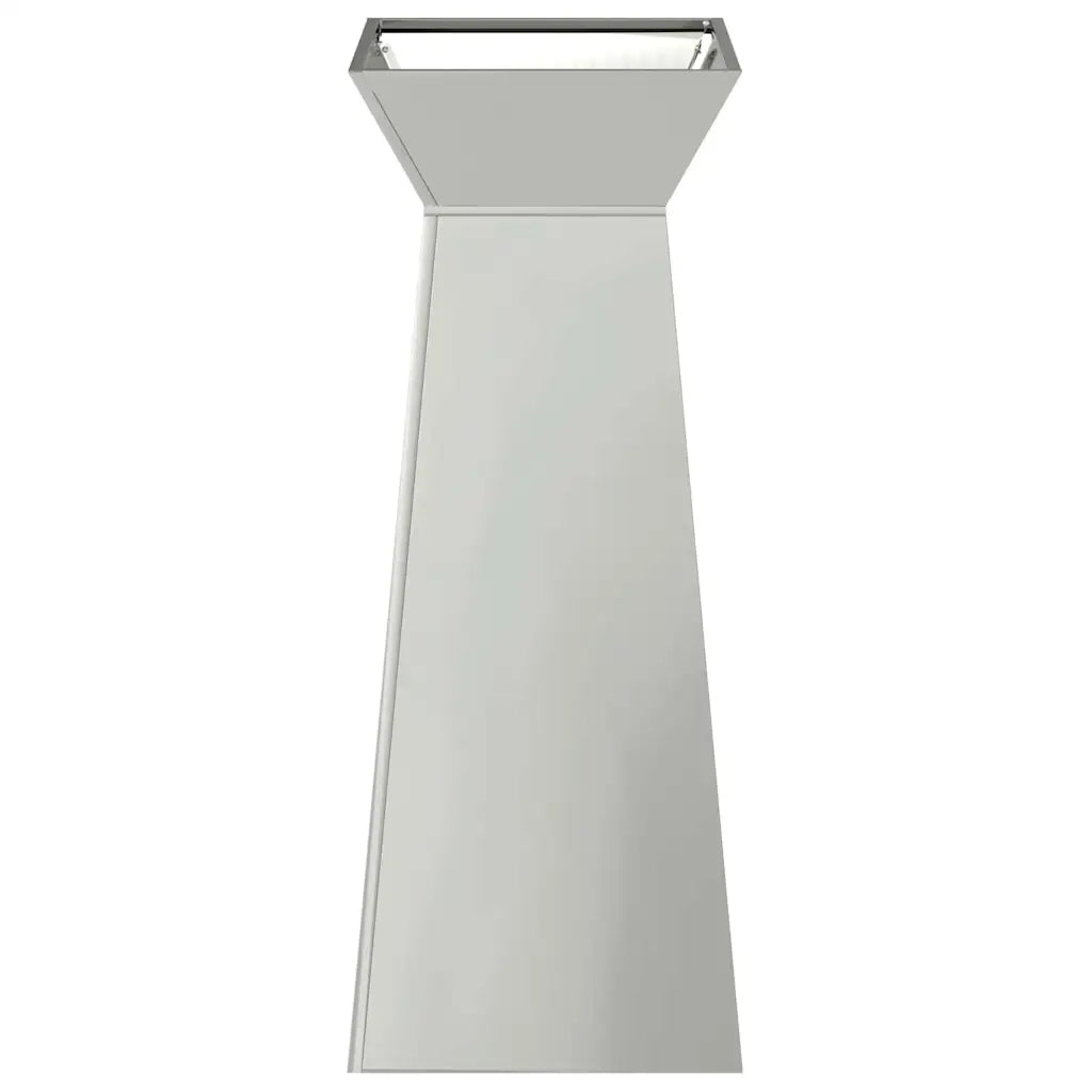 Vaso a Pilastro 2 pcs Argento 40 x 40 x 100 cm 873863