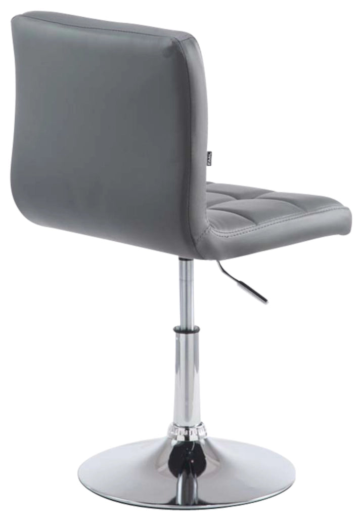 Set 4 sedie da lounge Palma similpelle grigio