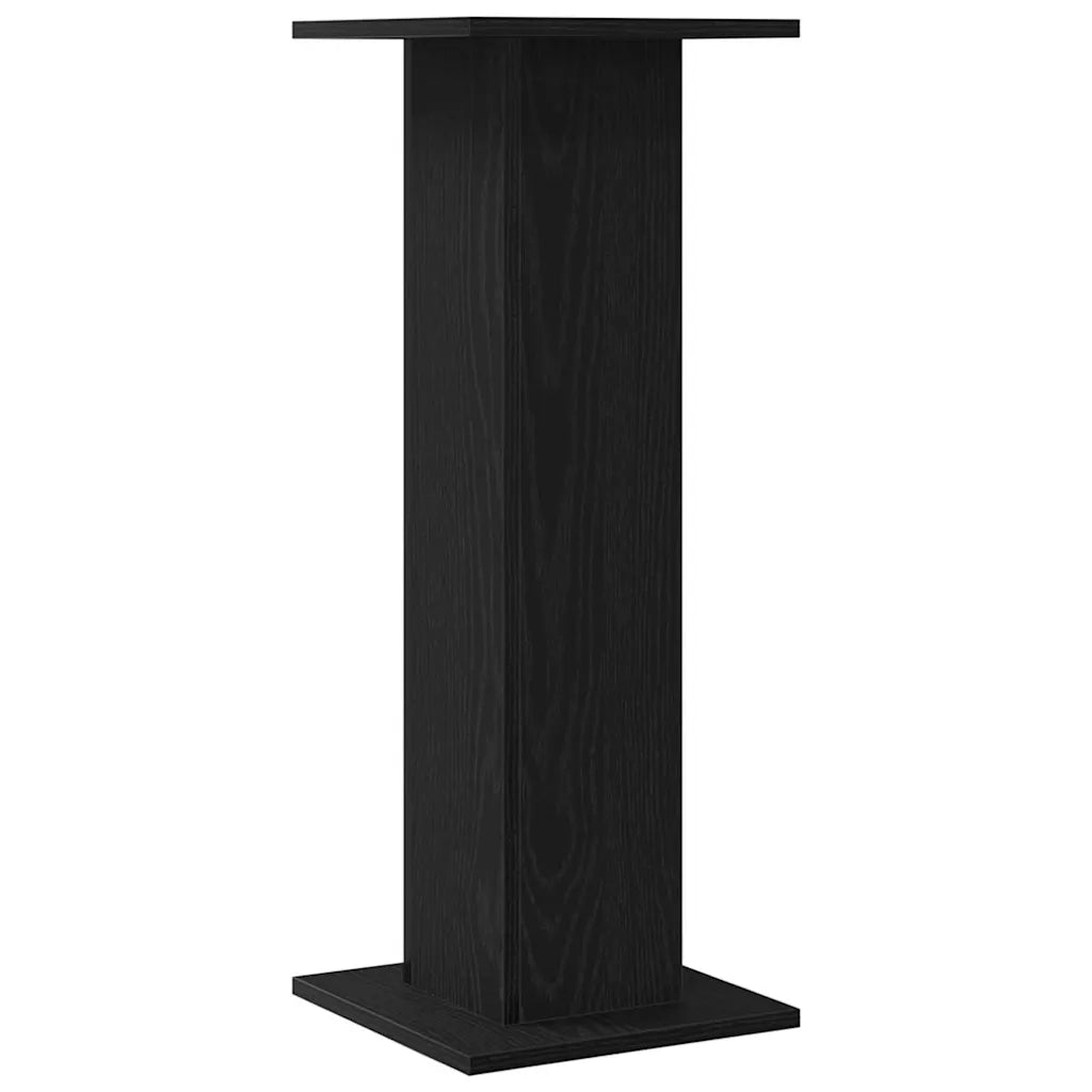 Supporto per piante 2 pz Rovere Nero 30 x 30 x 80 cm CFW5741976