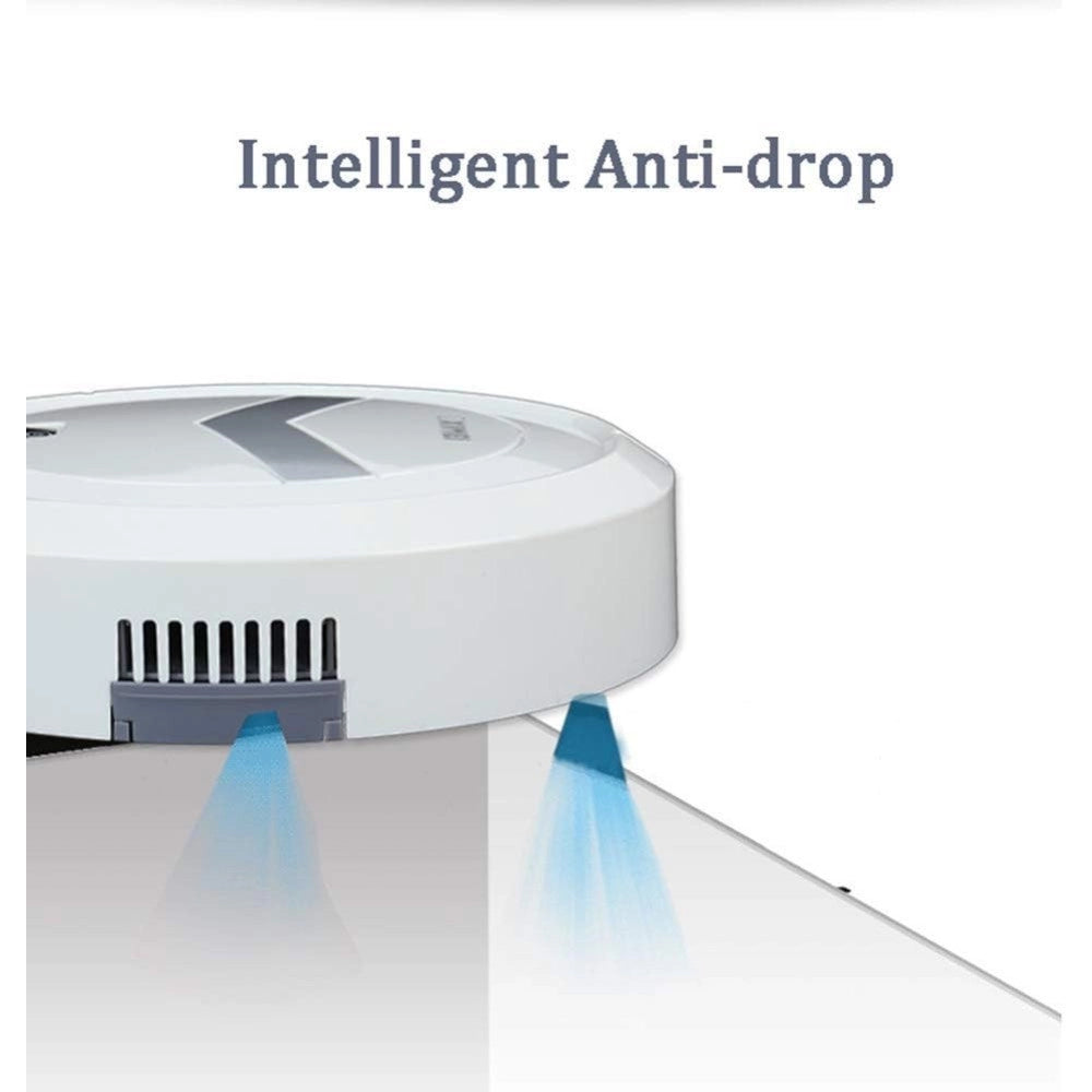 Trade Shop - Robot Aspirapolvere Automatico Ultrasottile Smart 1500pa Silenzioso No Sacchetto -