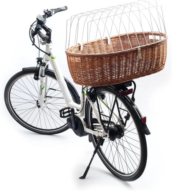 Porta-bicicletta per animali domestici con gomitiere - Sicuro e facile da installare sul portabagagli