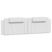 Cuscino Testiera Viana Bianco 180 cm in Similpelle CFW3907994