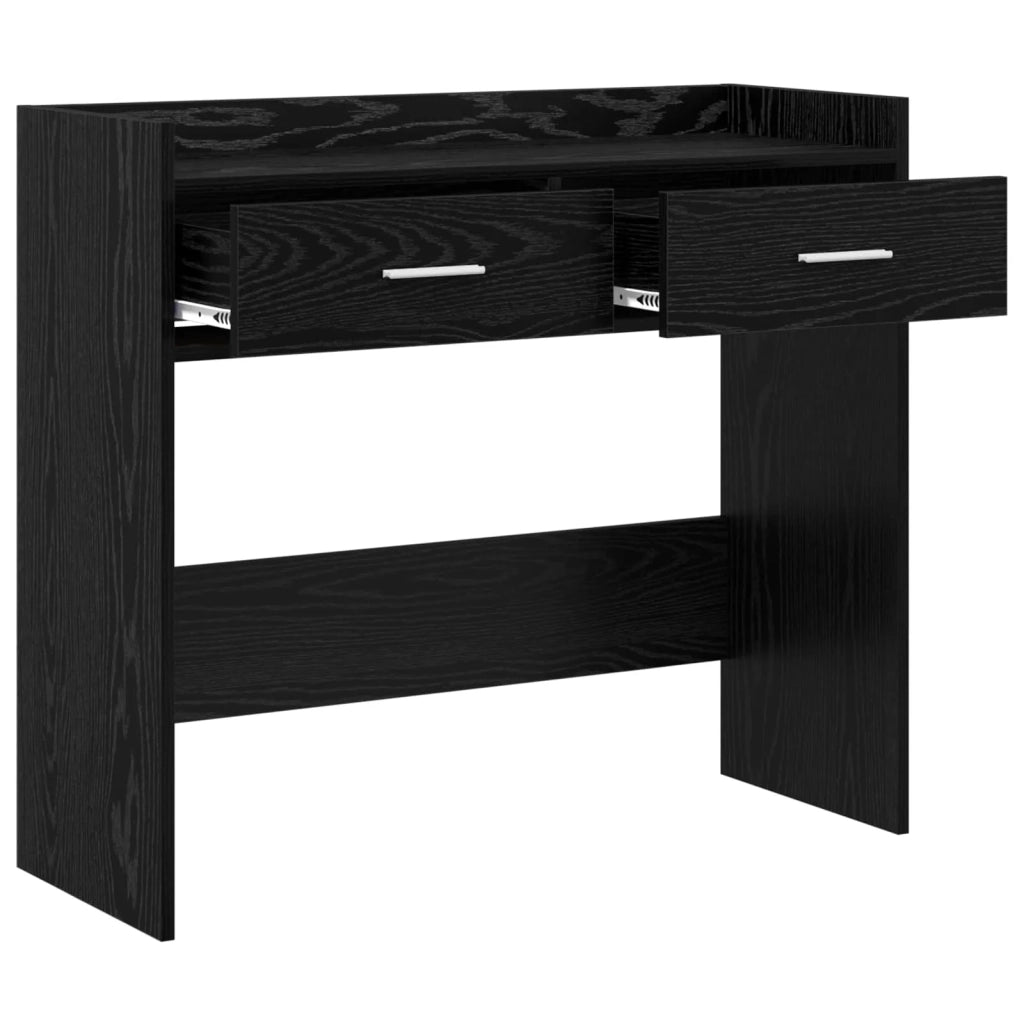 Tavolo consolle Rovere Nero 90 x 35 x 80 cm 8011300