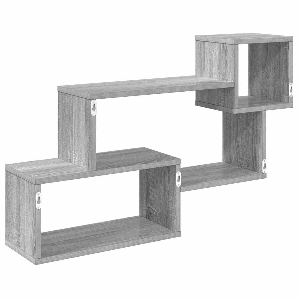 Mensola sospesa A parete Sonoma grigio 87 x 20 x 55 cm 8012097