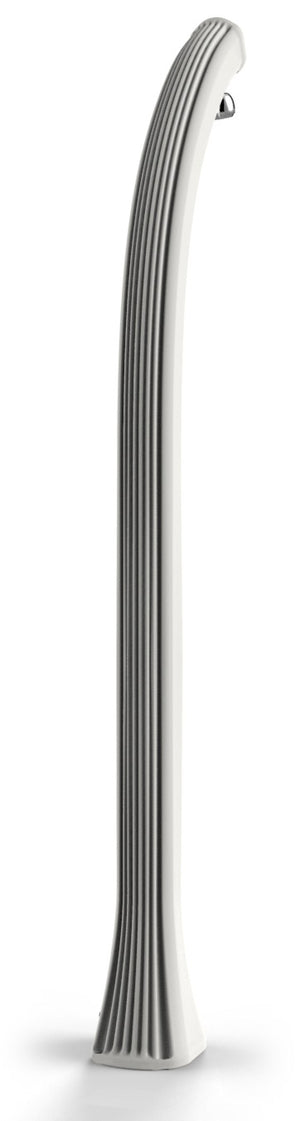 Doccia Solare da Esterno Giardino 26L Miscelatore Arkema New Happy Bianco