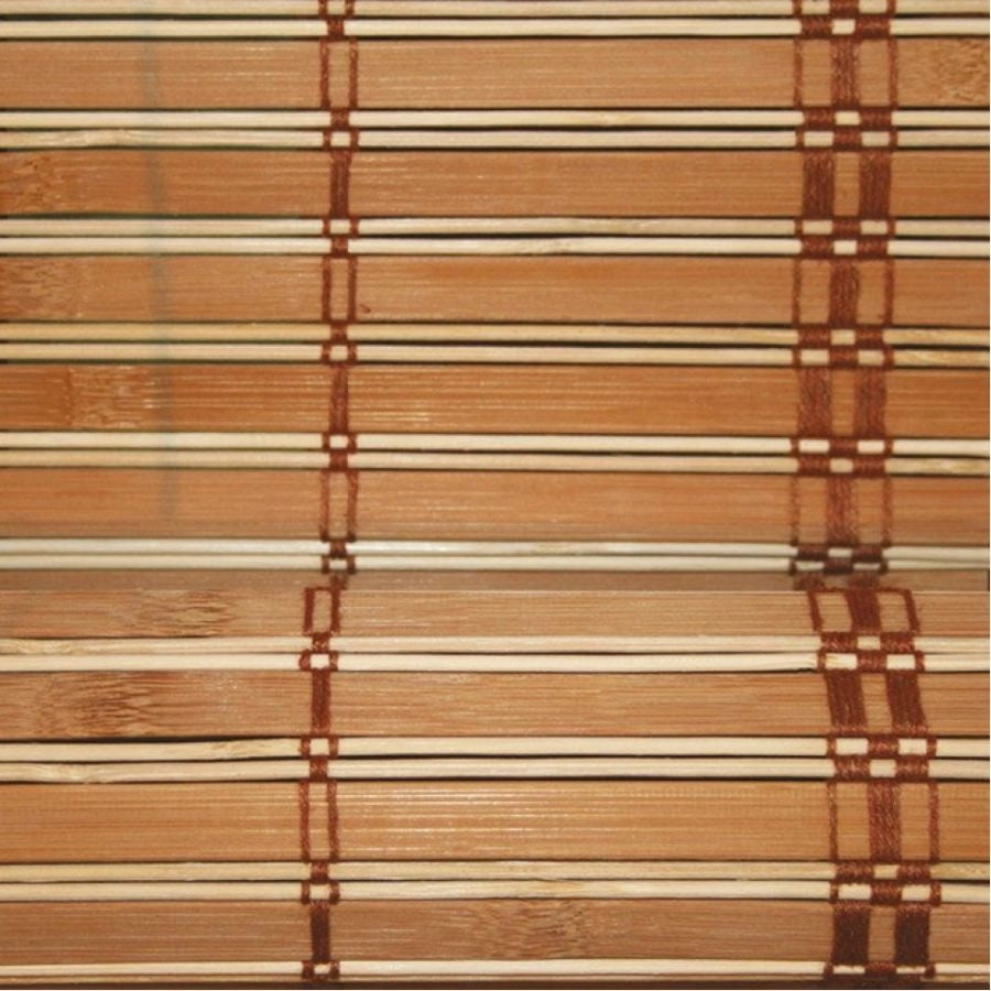 TAPPARELLA AFRICA IN BAMBOO CON CARRUCOLA 100X160 MARRONE CHIARO NATURALE
