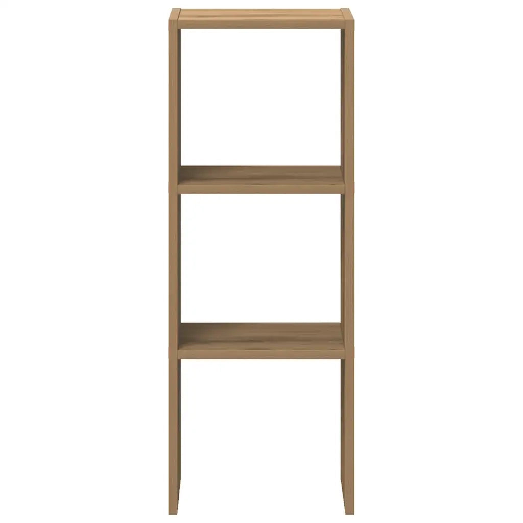 Libreria Impilabili Rovere Artigianale 30x30x80 cm Truciolato 858819