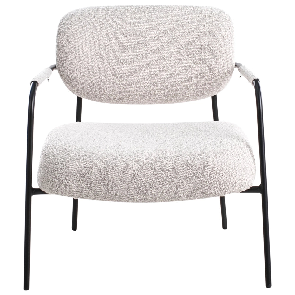 Poltrona Poliestere beige chiaro Imbottitura in metallo Struttura in metallo Secolo Moderno