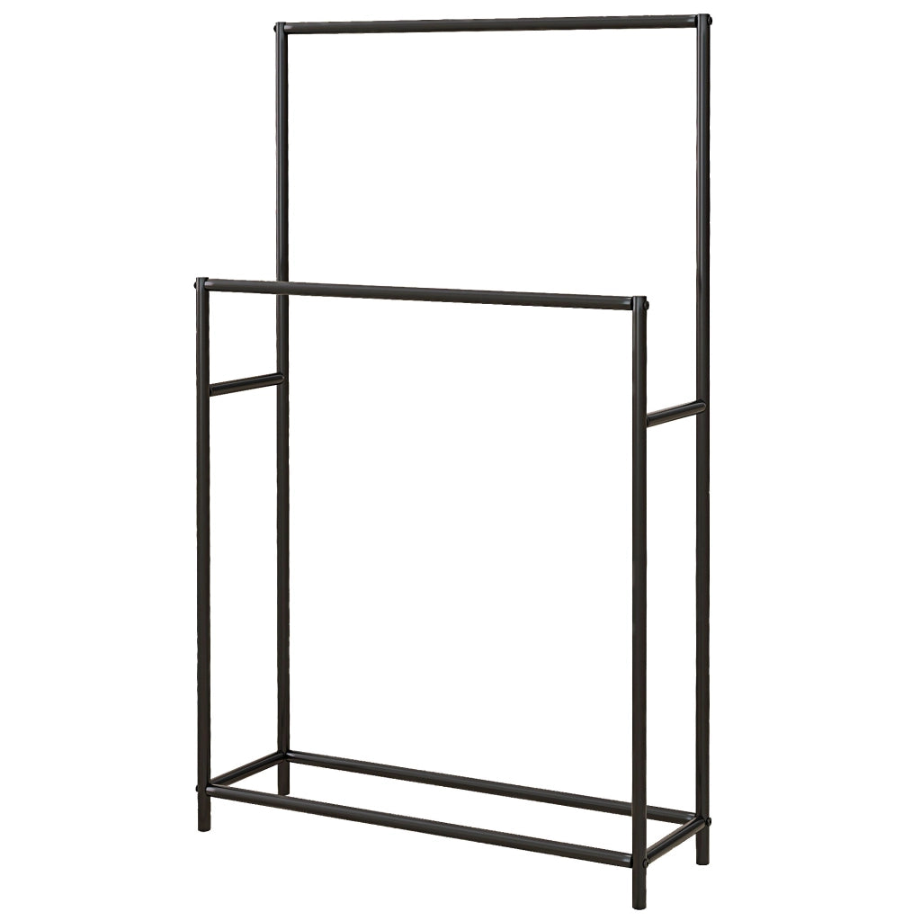 Porta asciugamani ¨C zephmum ¨C Nero, Acciaio, 66x20x110cm