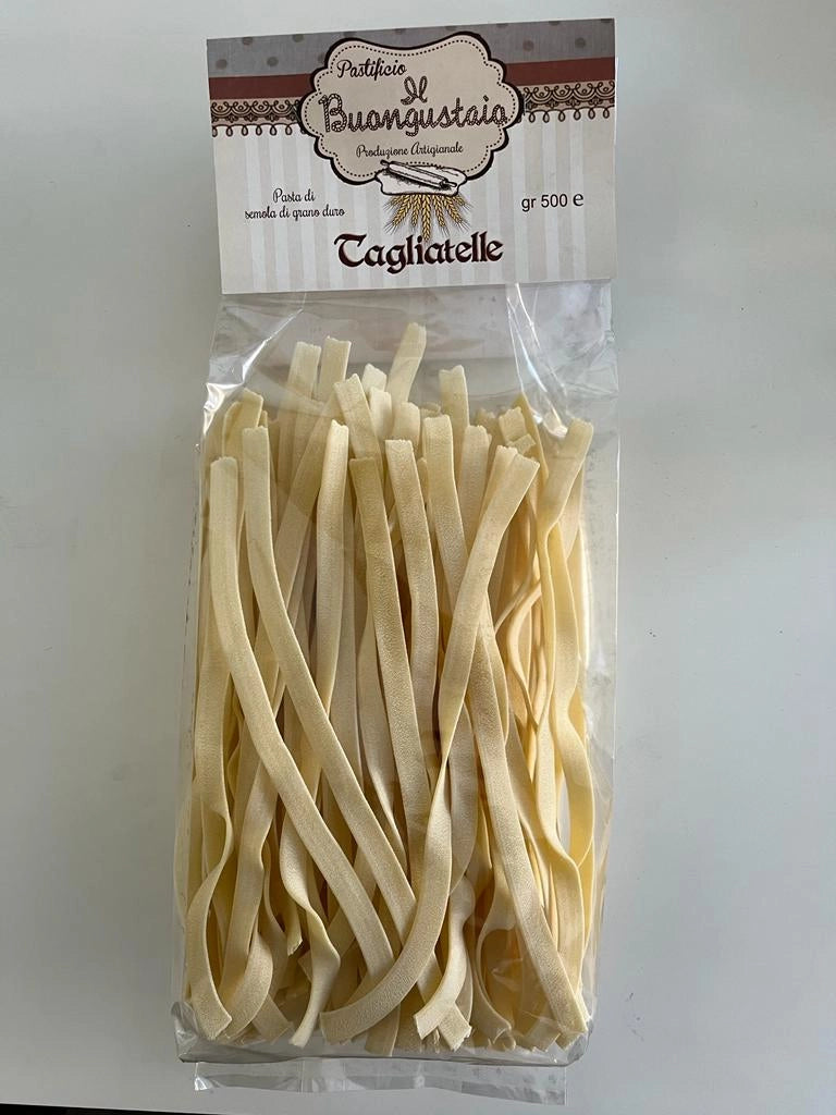 Pasta di semola di grano duro, 12 confezioni da gr 500, Tagliatelle Dritte