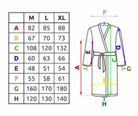 Accappatoio Roger Navy Red Men M